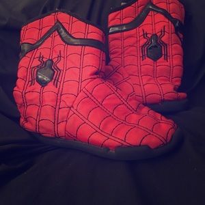 Little Boys Spider-Man Slippers